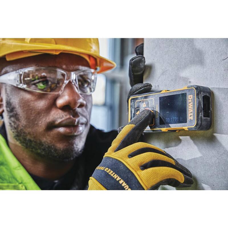 Medidor de distancia láser DEWALT de 330 pies con pantalla a color - DW0330SN