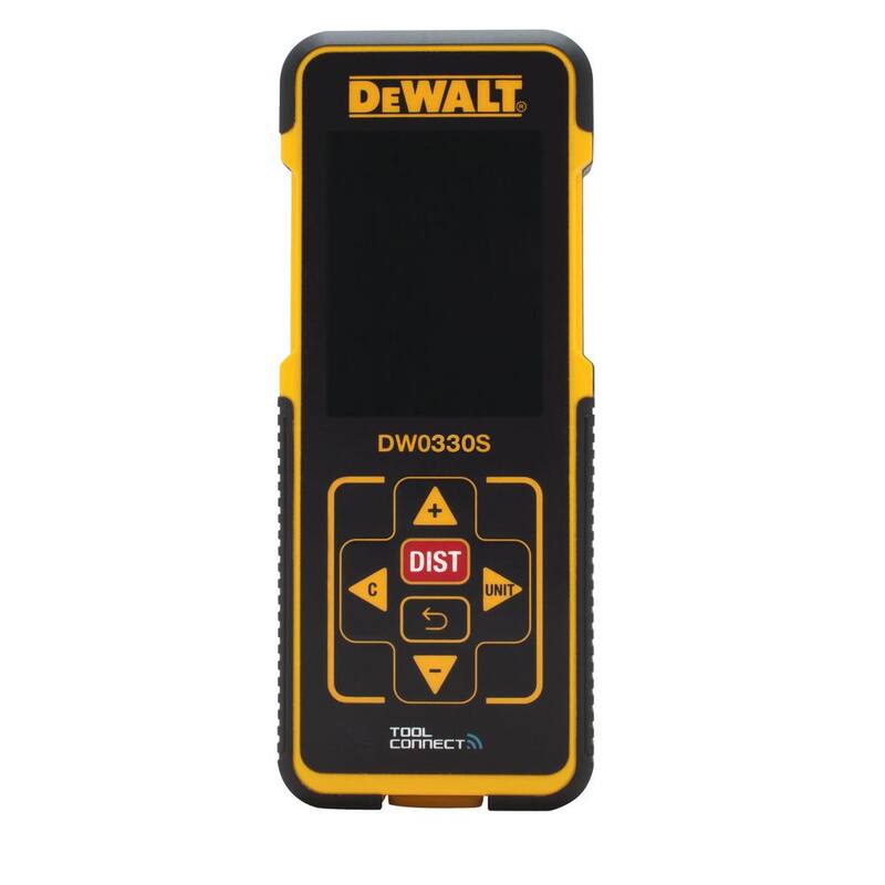 Medidor de distancia láser DEWALT de 330 pies con pantalla a color - DW0330SN