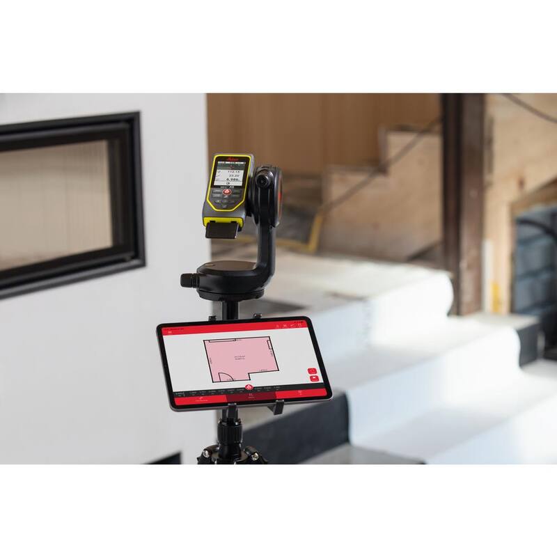 Herramienta de medición de cinta láser de alcance de 800 pies con tecnología P2P - Paquete Disto X6 de Leica