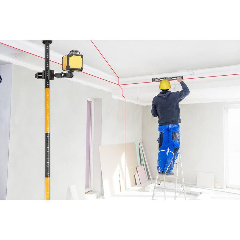 Nivel láser de líneas cruzadas de 360 grados de 20 m con trípode - PLC360T