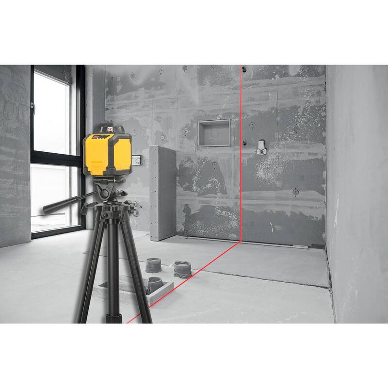Nivel láser de líneas cruzadas de 360 grados de 20 m con trípode - PLC360T
