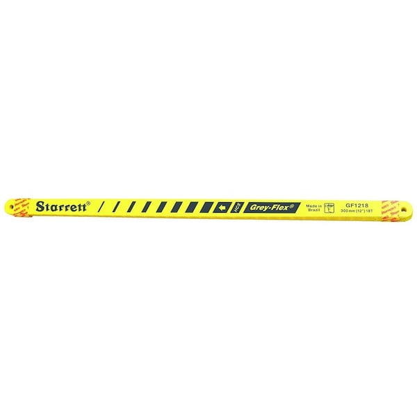 Starrett Hacksaw Blade, Carbon Steel, 12x1/2x0.025" - GF1218