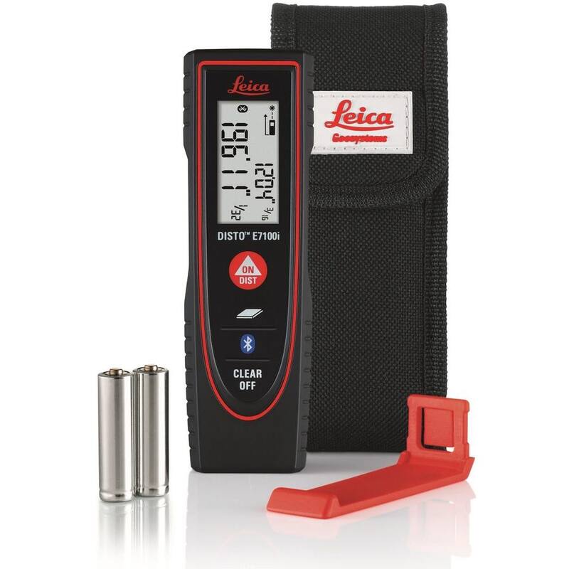 Leica DISTO E7100i - Medidor de distancia láser de 200 pies con Bluetooth Smart 4.0 - 812806