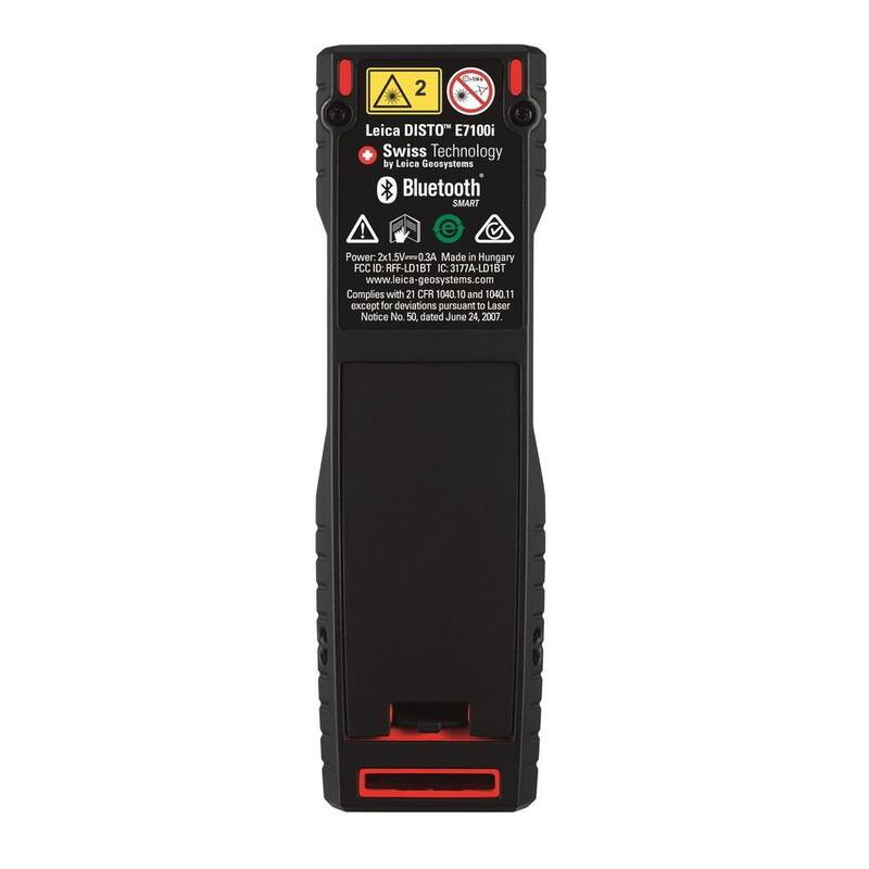 Leica DISTO E7100i - Medidor de distancia láser de 200 pies con Bluetooth Smart 4.0 - 812806