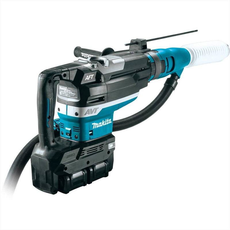 Martillo Rotativo AVT sin escobillas de 2 in., Kit Makita 40V max X2 XGT (80V max), Capacidad AWS (4.0 Ah) con dos baterías XGT de 4.0Ah - GRH06PM-2BL4040