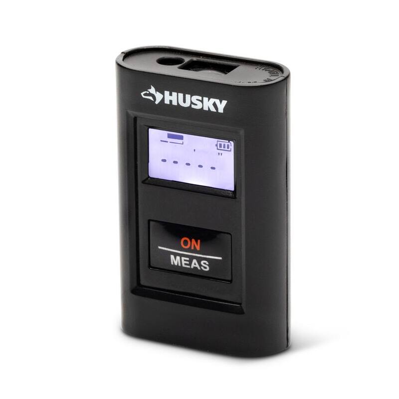 Herramienta de medición láser de bolsillo recargable Husky de 60 pies - HLDMPKT