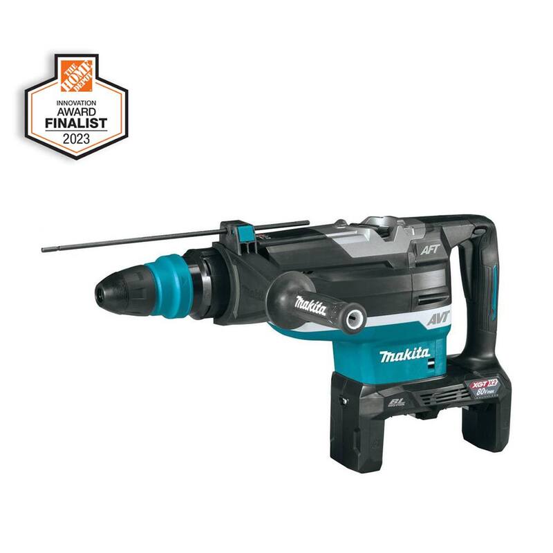Martillo rotativo AVT inalámbrico sin escobillas Makita 40V max X2 XGT (80V max), AFT, compatible con AWS (Herramienta solamente) - GRH06Z