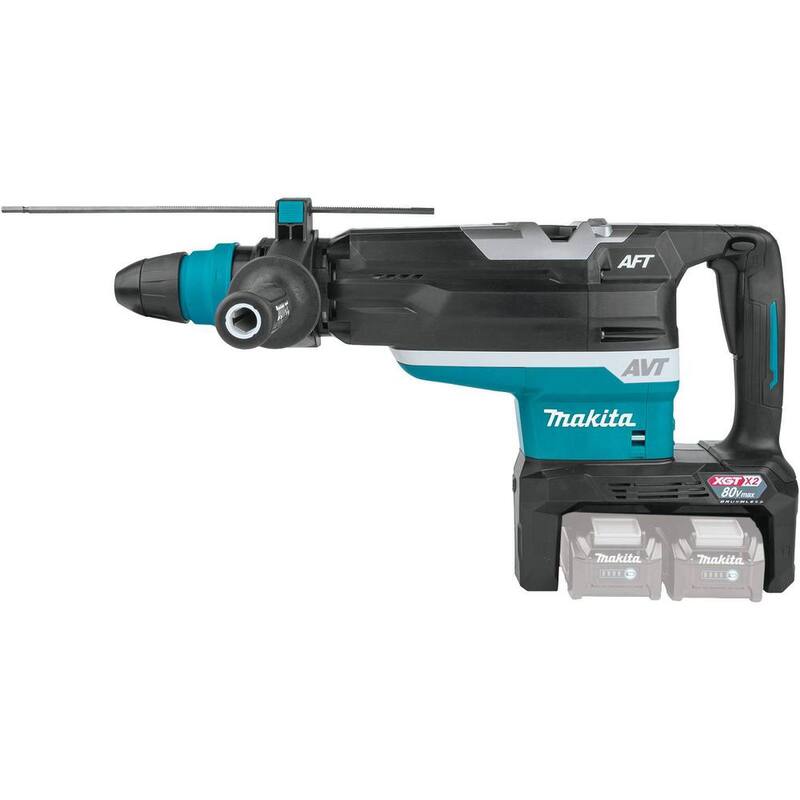 Martillo rotativo AVT inalámbrico sin escobillas Makita 40V max X2 XGT (80V max), AFT, compatible con AWS (Herramienta solamente) - GRH06Z
