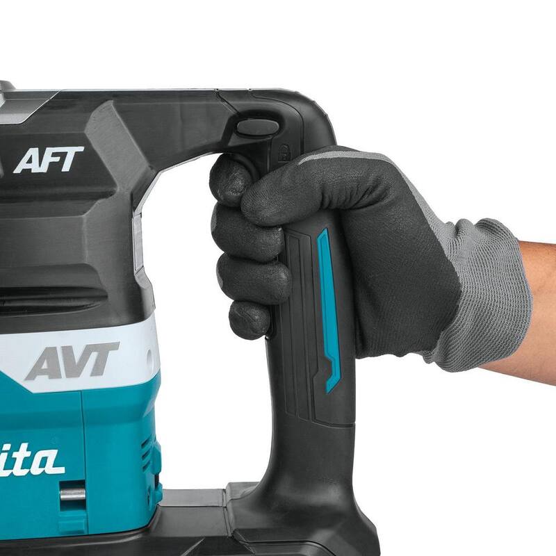 Martillo rotativo AVT inalámbrico sin escobillas Makita 40V max X2 XGT (80V max), AFT, compatible con AWS (Herramienta solamente) - GRH06Z
