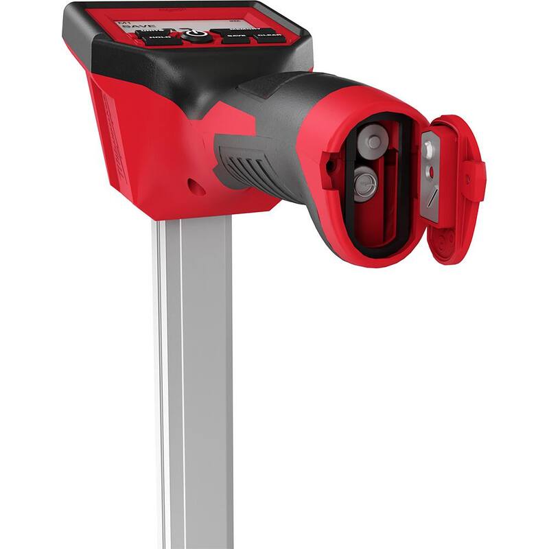 Rueda medidora digital de 12 pulgadas de Milwaukee con cinta métrica de bloqueo automático compacta de 25 pies - 48-22-5112-48-22-6825