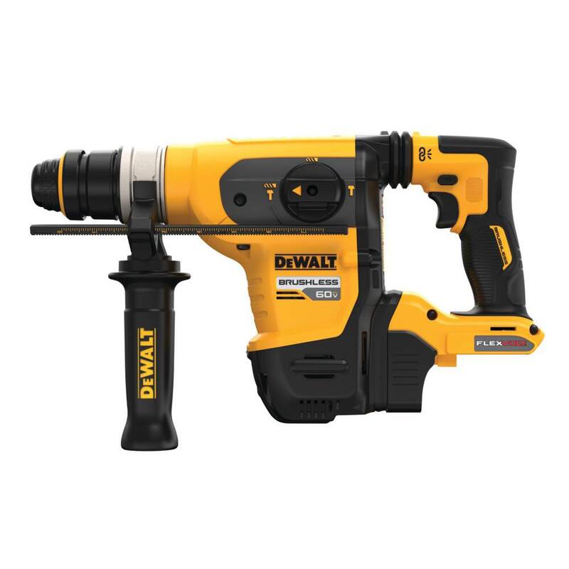 Martillo rotativo inalámbrico DEWALT FLEXVOLT 60V MAX de 1-1/4 pulg. SDS Plus (Herramienta solamente) - DCH416B