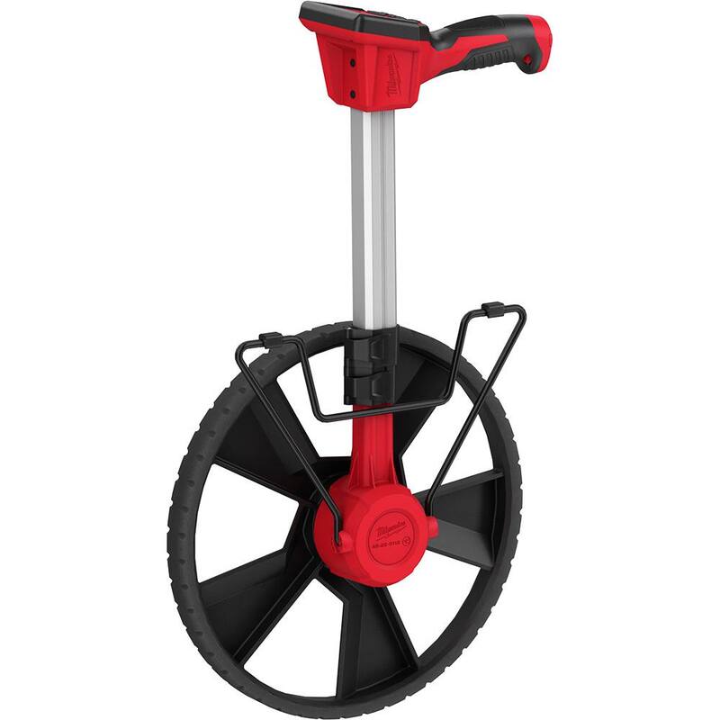 Rueda de medición digital de 12 pulgadas de Milwaukee con cinta métrica compacta de 25 pies - 48-22-5112-48-22-6625