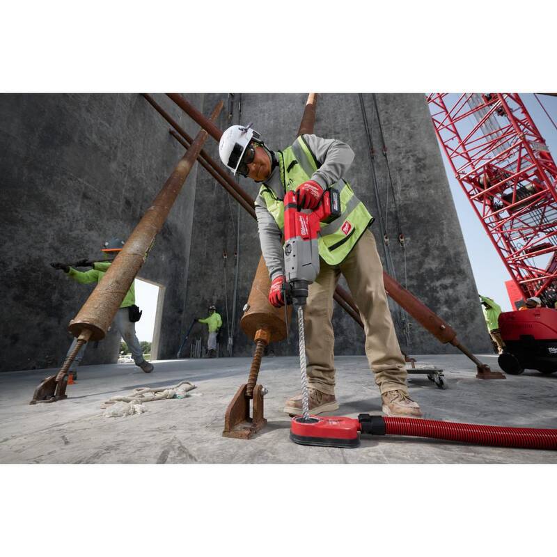Martillo rotativo SDS-Plus con mango en D Milwaukee M18 FUEL ONE-KEY de 18V con tecnología de iones de litio sin escobillas y sin cable de 1-1/4 pulgadas (solo herramienta) - 2916-20.