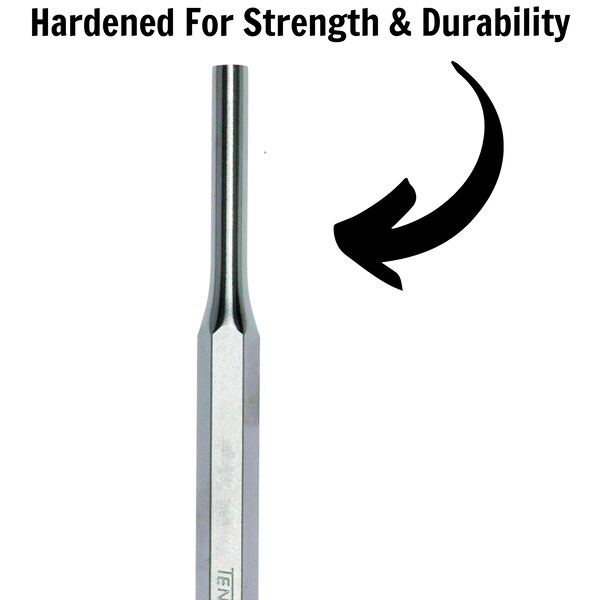 Teng Tools 5mm Metric Professional Hardened Steel Parallel Pin Punch - PP05 - PP05