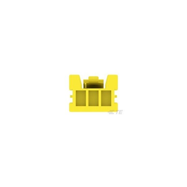 Te Connectivity GRACE INERTIA CONN 2.5 PLUG HSG 3P AMARILLO - 3-1747066-3