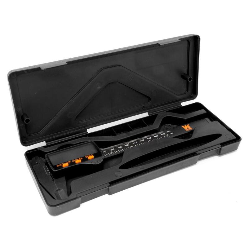 Vernier Digital Electrónico de 6.1 pulgadas con pantalla LCD y estuche de almacenamiento - 10761