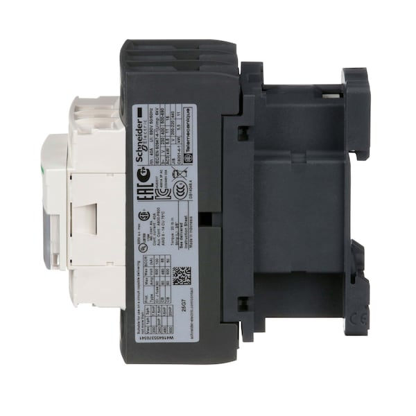 Contactor magnético IEC de Schneider Electric, 3 polos, 120 V CA, 25 A, Reversión: No - LC1D25G7.