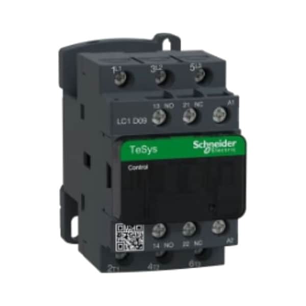 Contactor magnético IEC, 3 polos, 120 V AC, 9 A, Reversión: No - LC1D09G7 de Schneider Electric