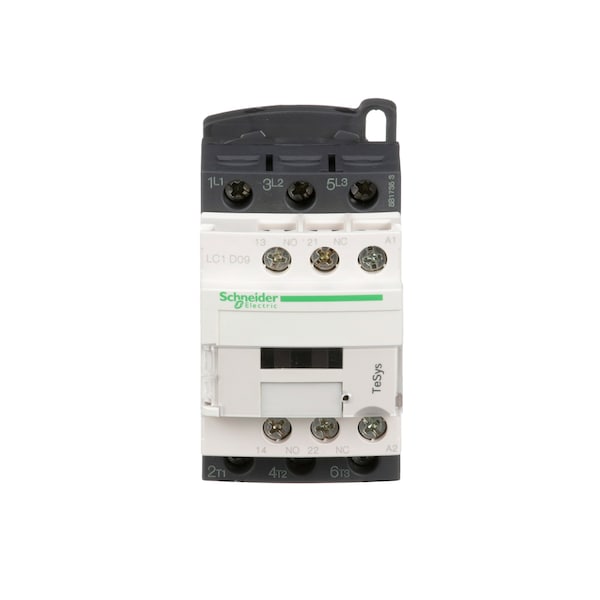 Contactor magnético IEC, 3 polos, 120 V AC, 9 A, Reversión: No - LC1D09G7 de Schneider Electric