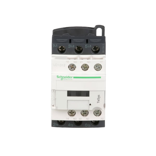 Contacto magnético IEC Schneider Electric, 3 polos, 120 V CA, 12 A, Reversión: No - LC1D12G7