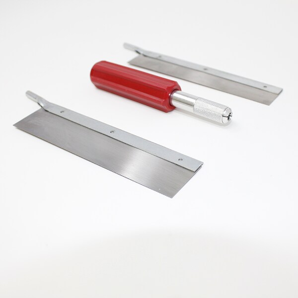 Excel Blades Razor Saw Set with Heavy Duty Handle & 2.5" Steel Pull Saw Blade, 12pk - 55670