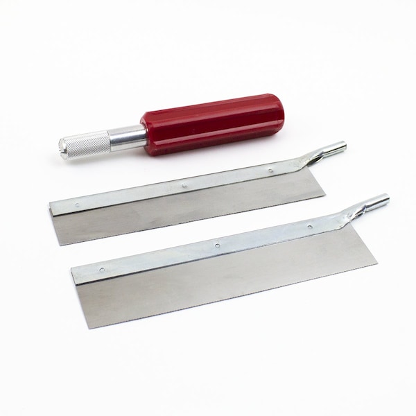 Excel Blades Razor Saw Set with Heavy Duty Handle & 2.5" Steel Pull Saw Blade, 12pk - 55670