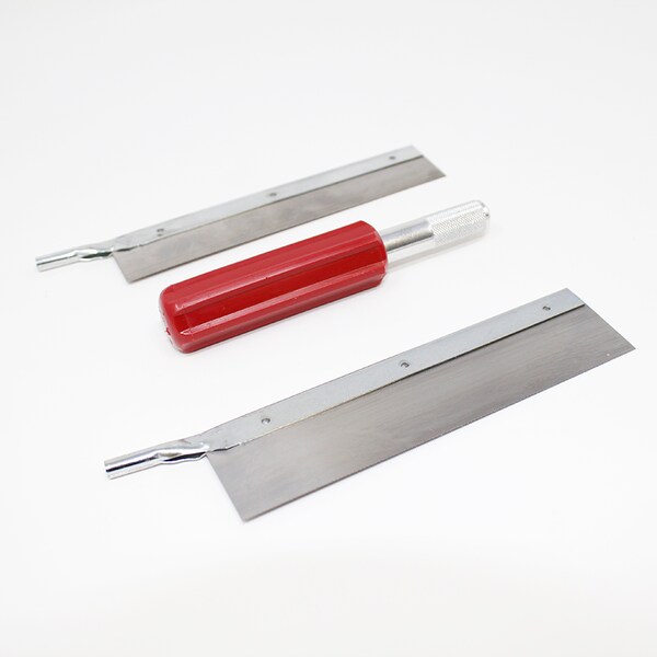 Excel Blades Razor Saw Set with Heavy Duty Handle & 2.5" Steel Pull Saw Blade, 12pk - 55670