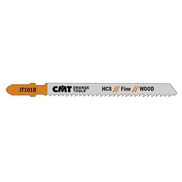 Cmt Orange Tools JIG SAW BLADES WOOD/FINE STRAIGHT, 5 Pack, 5PK - JT101B-5