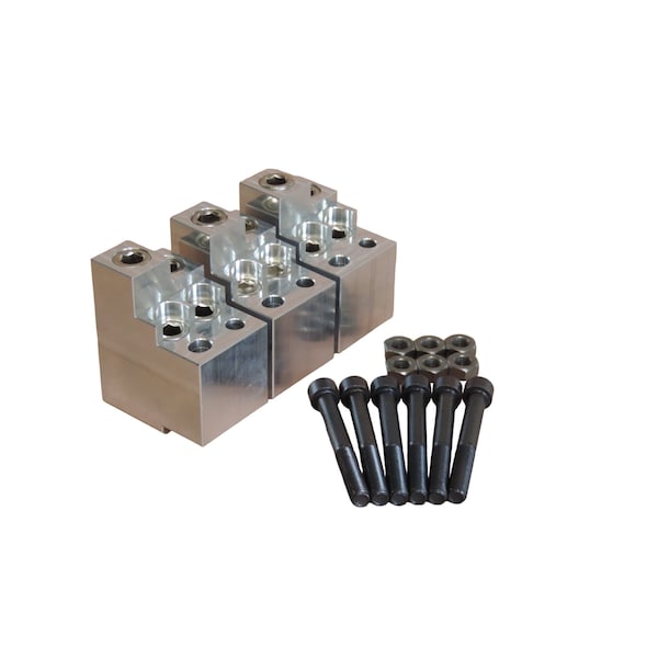 Kit de terminal de 4 bornes para electricidad Brah 46960, compatible con interruptores automáticos de caja moldeada CK4L
