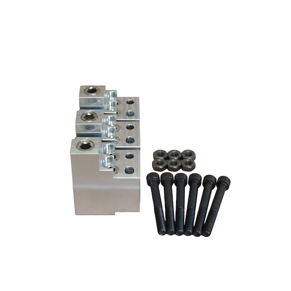 Kit de terminal de 4 bornes para electricidad Brah 46960, compatible con interruptores automáticos de caja moldeada CK4L