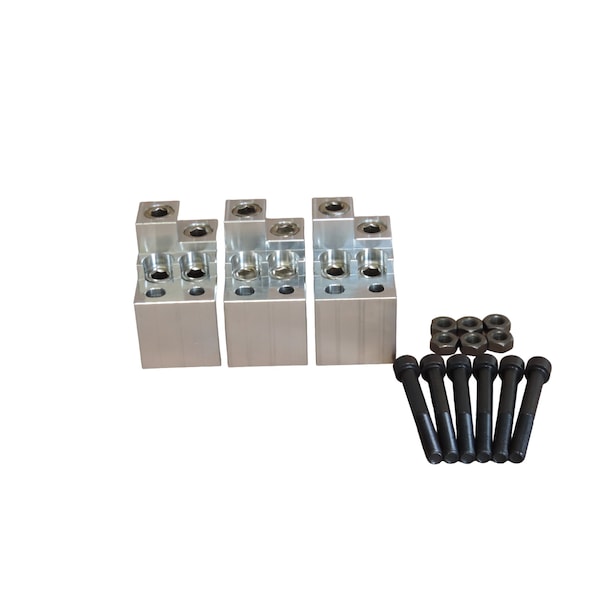Kit de terminal de 4 bornes para electricidad Brah 46960, compatible con interruptores automáticos de caja moldeada CK4L