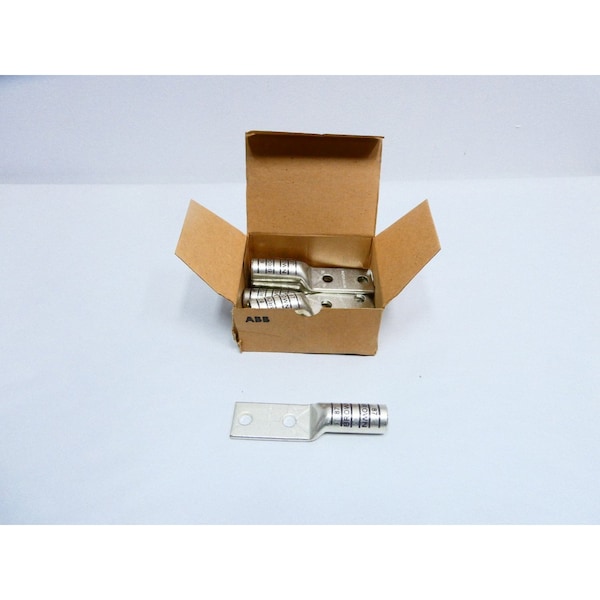 Juego de 6 conectores de cobre de dos agujeros de 1/2 pulgadas - Abb 54876BE