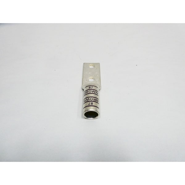 Juego de 6 conectores de cobre de dos agujeros de 1/2 pulgadas - Abb 54876BE