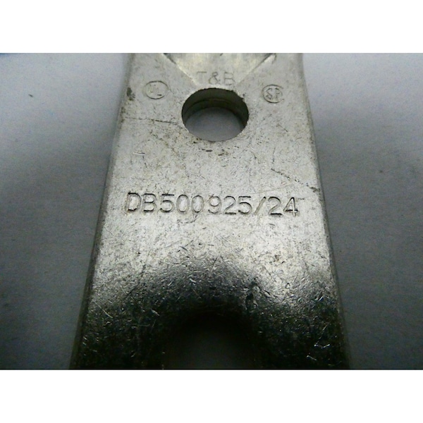 Juego de 6 conectores de cobre de dos agujeros de 1/2 pulgadas - Abb 54876BE