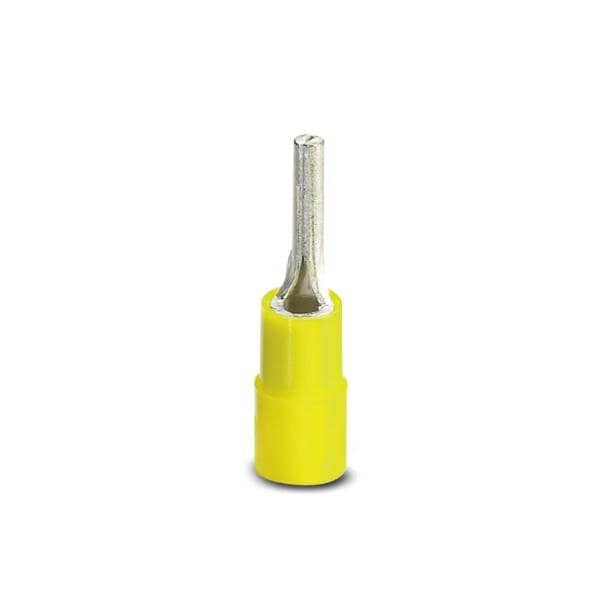 Terminales de cable con pasador C-PCEI 6/2 amarillo 4 - 6 de Phoenix Contact - 3241217