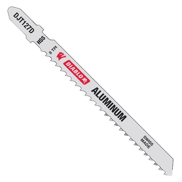 Diablo 4 in. High Speed Steel T-Shank Jig Saw Blade 8 TPI, 5PK - DJT127D5