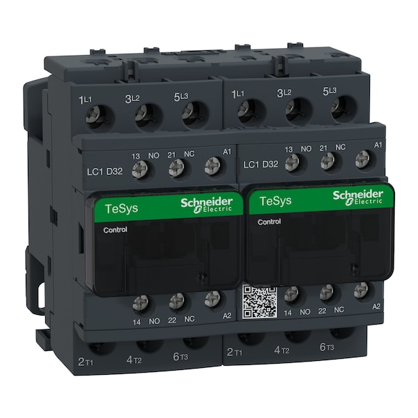 Contactador magnético IEC de Square D, 3 polos, 120 V CA, 32 A, Reversible: Sí - LC2D32G7