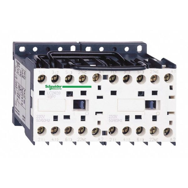 Contactor magnético IEC de Schneider Electric, 3 polos, 110 V AC, 12 A, Reversión: Sí - LC2K1210F7