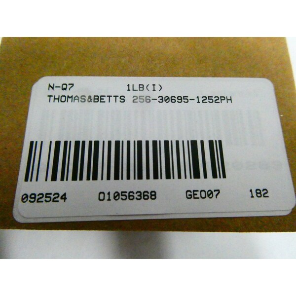 Conector de terminal de presión de un agujero de cobre, paquete de 10 - 256-30695-1252PH