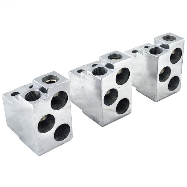 Conjunto de terminal de barril de 3 calibres Brah Electric 46966, compatible con interruptores automáticos de caja moldeada de marco CK - CK3L