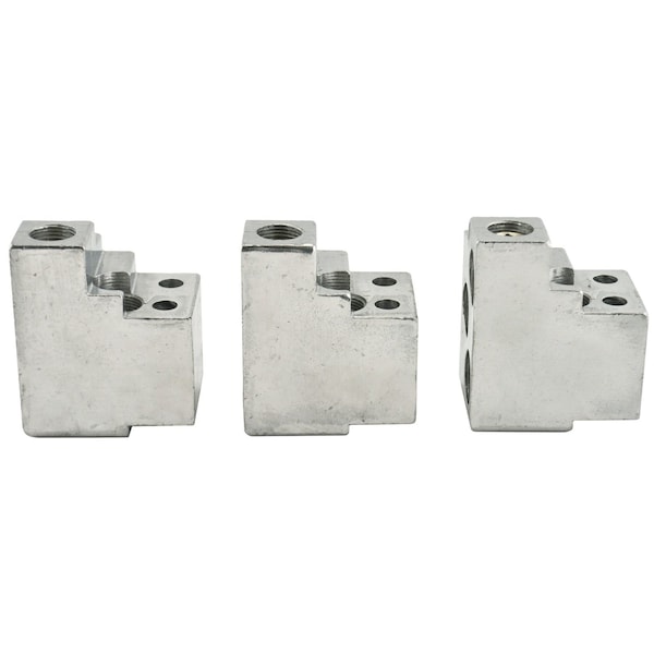 Conjunto de terminal de barril de 3 calibres Brah Electric 46966, compatible con interruptores automáticos de caja moldeada de marco CK - CK3L