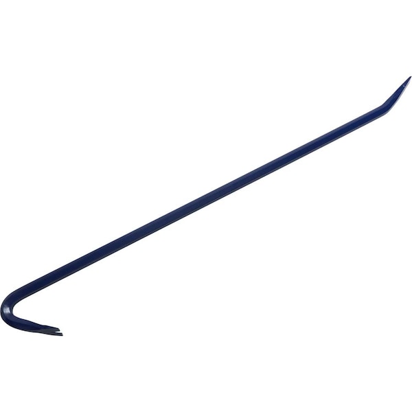 Gray Tools Goose Neck Wrecking Bar, 3/4" Shank X 36" Long, Royal Blue Paint - WB36