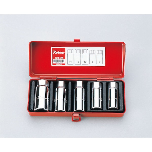 Ko-Ken Stud puller set 6mm-14mm 5 pieces 1/2 Sq. Drive - 4214M
