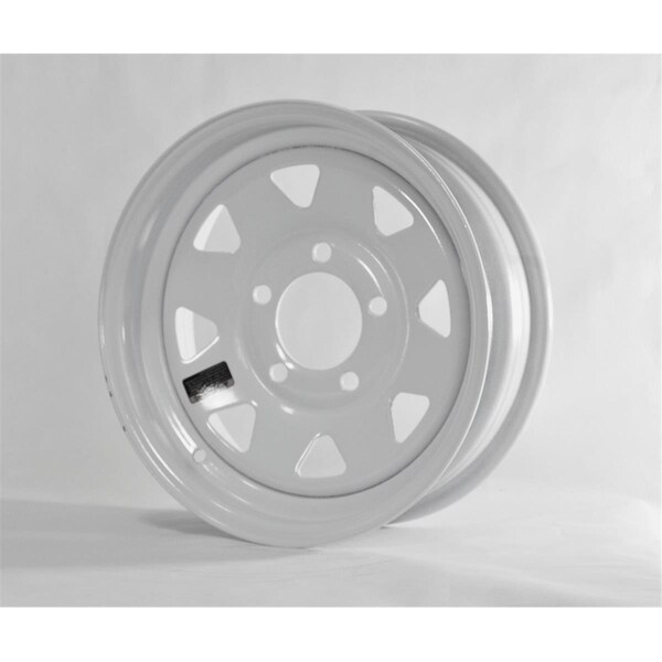 Totalturf 15 x 5 Rayo Estilo 5 Birlos en 4.5 pulgadas, Blanco - TO1091141