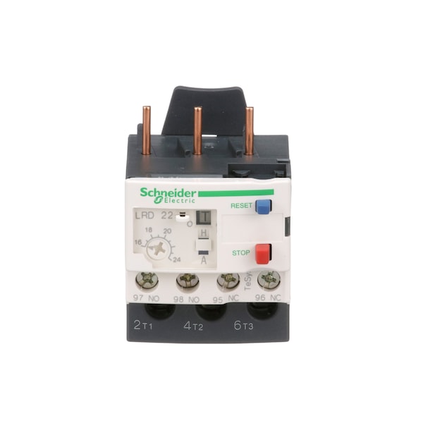 Relevador de Sobrecarga Schneider Electric, 16 a 24A, 3P, Clase 10, 690V - LRD22