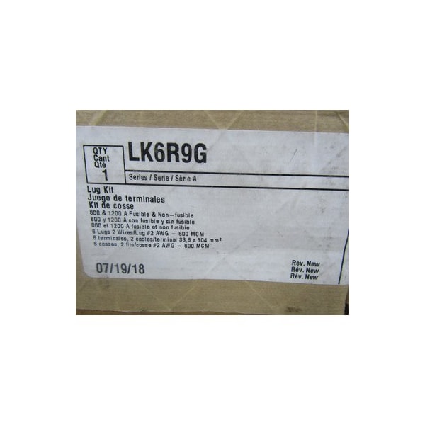 Kit de Lugs Eaton 3P 800/1200A - LK6R9G