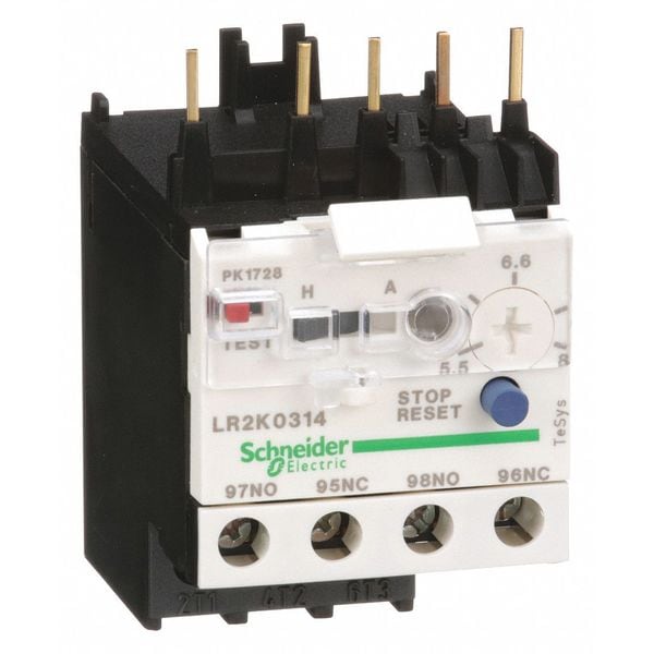 Relevador de Sobrecarga Schneider Electric, 5.50 a 8A, Clase 10, NEMA 10 - LR2K0314