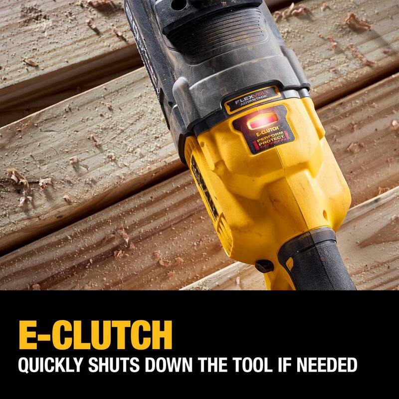DEWALT Taladro de perno y viga sin cable inalámbrico de 20V máx. Brushless de 7/16 pulg. con cambio rápido (Herramienta solamente) - DCD445B