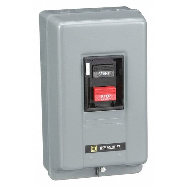 Arrancador manual de motor Square D, 3 polos, 18 A, 600V AC, NEMA 1, Protección confiable contra sobrecargas, Tamaño NEMA M-0 - 2510MBG2