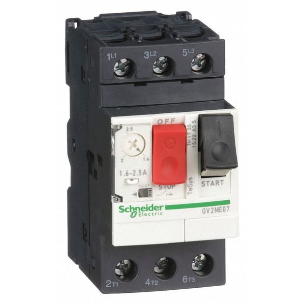 Arrancador Manual Schneider Electric, Botón, 1.6-2.5A, 1P - GV2ME07